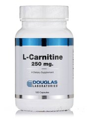Карнітин Douglas Laboratories (L-Carnitine) 250 мг 100 капсул
