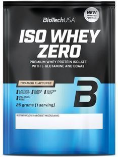 Протеин BiotechUSA (IsoWhey Zero Lactose Free) 25 g, тирамису купить в Киеве и Украине