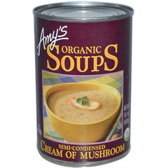 Органические супы, грибной суп-пюре, Amy's, 14,1 унций (400 гр) купить в Киеве и Украине