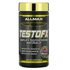 TestoFX5-ступенчатый препарат для поддержки уровня тестостерона у мужчин, ALLMAX Nutrition, 90 капсул купить в Киеве и Украине
