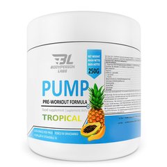 Передтренувальна формула з смаком тропічних фруктів Bodyperson Labs (Pre-Workout Formula) 250 г