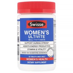 Мультивітамінна добавка для жінок, Women's Ultivite, Swisse, 50 таблеток