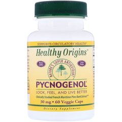 Пикногенол Healthy Origins (Pycnogenol) 30 мг 60 капсул купить в Киеве и Украине