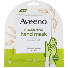 Поживна маска для рук, Aveeno, 2 одноразові рукавички
