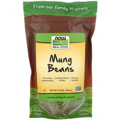 Бобы маш Now Foods (Mung Beans) 454 г купить в Киеве и Украине