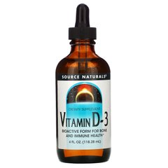 Витамин D3 Source Naturals (Vitamin D-3) 118.28 мл купить в Киеве и Украине