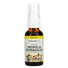 Дитячий спрей для горла Прополіс Астрагал Eclectic Institute (Kids Herbs Propolis Astragalus Throat Spray) 30 мл