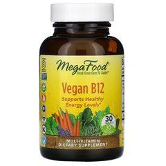 Вітамін B12 MegaFood (Vegan B12) 500 мкг 30 таблеток