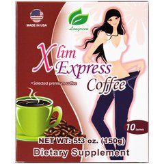 кофе Xlim Express, Longreen Corporation, 10 Пакетиков, 150 г (5,3 унции) купить в Киеве и Украине