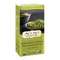 Органічний церемоніальний зелений чай, Numi Tea, 1,06 унції (30 г)