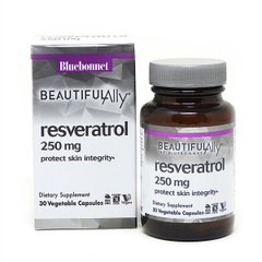 Ресвератрол Bluebonnet Nutrition (Resveratrol) 250 мг 30 капсул купить в Киеве и Украине