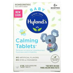 Дитячі, заспокійливі таблетки, вік від 6 місяців і старше, Hyland's, 125 швидкорозчинних таблеток