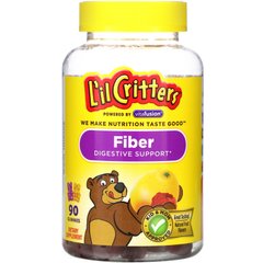 Клітковина для дітей підтримка травлення фруктовий смак L'il Critters (Fiber Digestive Support) 90 жувальних таблеток