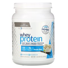 Сироватковий протеїн ваніль 21st Century (Whey Protein) 454 г