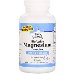 Магній і вітамін В-6 (P-5-P / Mag), EuroPharma, Terry Naturally, 120 капсул