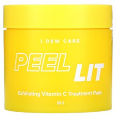 I Dew Care, Peel Lit, серветки, що відлущують, з вітаміном C, 60 штук