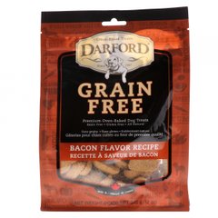 Без зернових, Чудові запечені в печі ласощі для собак, Рецепт зі смаком бекону, Darford, 12 унц (340 г)