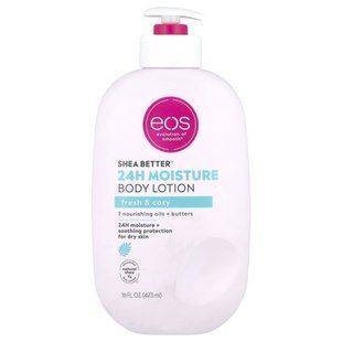 EOS, Shea Better&trade;, 24H Moisture Body Lotion, Fresh & Cozy, 16 fl oz (473 ml)