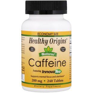 Tea Caffeine Healthy Origins (Natural Caffeine) 200 mg 240 tablets