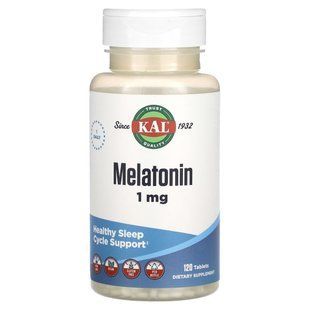 KAL, Melatonin, 1 mg, 120 Tablets купить в Киеве и Украине