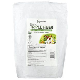 Micro Ingredients, Organic Triple Fiber, 2 lb (907 g)