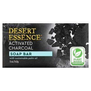 Мыло, активированный уголь, Soap Bar, Activated Charcoal, Desert Essence, 142 г купить в Киеве и Украине