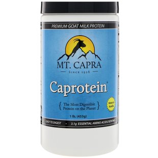 Caprotein, высококачественный протеин из козьего молока, ваниль, Mt. Capra, 1 ф. (453 г) купить в Киеве и Украине