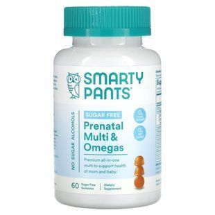 SmartyPants, Prenatal Multi & Omegas, Sugar Free, Lemon, 60 Gummies купить в Киеве и Украине