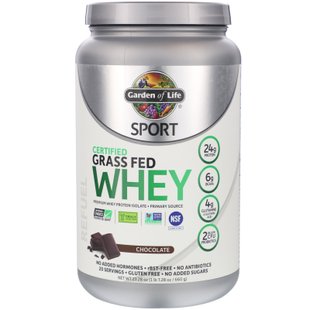 Сывороточный протеин изолят вкус шоколада Garden of Life (Sport Grass Fed Whey) 672 г купить в Киеве и Украине