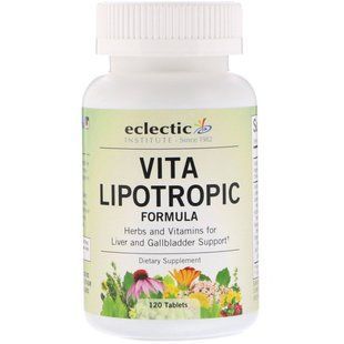 Вита Липотропная, Vita Lipotropic, Eclectic Institute, 120 таблеток купить в Киеве и Украине