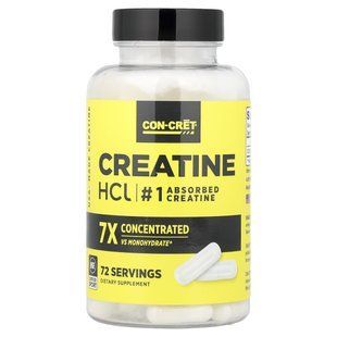 Con-Cret Creatine HCl, 750 mg, 72 Capsules купить в Киеве и Украине