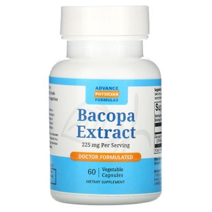 Бакопа экстракт Advance Physician Formulas, Inc. (Bacopa) 225 мг 60 капсул купить в Киеве и Украине