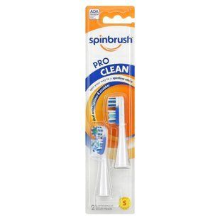 Spinbrush, Pro Clean, Replacement Brush Heads, Soft Bristles, 2 Brush Heads купить в Киеве и Украине