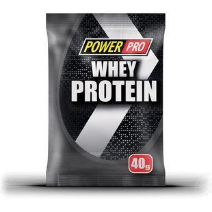 Power Pro, Whey Protein +урсоловая кислота, 40 g, вишня в шоколаде