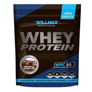 Whey Protein 80 Willmax 920 g шоколад-лісовий горіх купить в Киеве и Украине