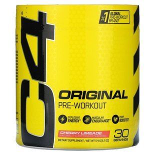 C4 Original для взрывной тренировки, перед тренировкой, вишневый лаймад, Cellucor, 6,3 унции (180 г) купить в Киеве и Украине