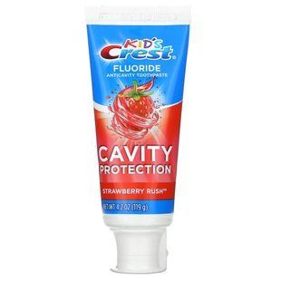 Crest, фторсодержащая зубная паста от кариеса, для детей от 2 лет, клубничная, 119 г (4,2 унции) купить в Киеве и Украине