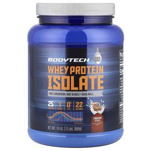 BodyTech, Whey Protein Isolate, Cinnamon Cereal, 1.5 lbs (680 g)