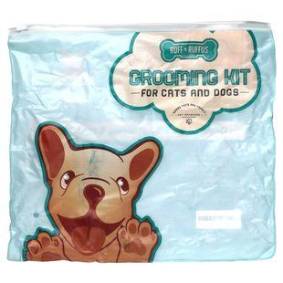 Ruff 'N Ruffus, Grooming Kit for Cats and Dogs, Aqua, 1 Brush, 1 Clipper купить в Киеве и Украине