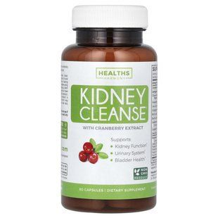 Healths Harmony, Kidney Cleanse With Cranberry Extract, 60 Capsules купить в Киеве и Украине