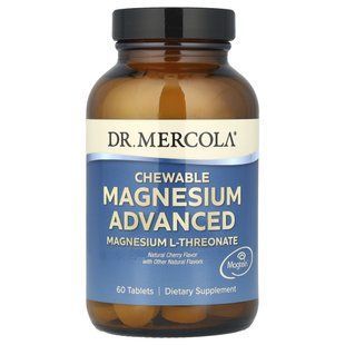 Dr. Mercola, Chewable Magnesium Advanced, Natural Cherry, 60 Tablets купить в Киеве и Украине