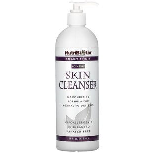 Гель для душа свежие фрукты без мыла NutriBiotic (Skin Cleanser) 473 мл купить в Киеве и Украине