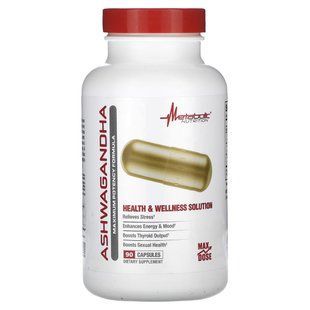 Metabolic Nutrition, ашваганда, 90 капсул