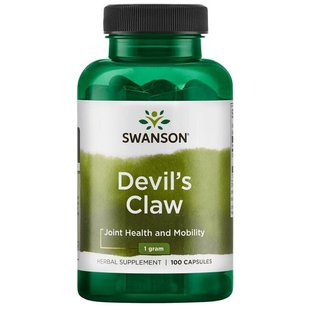 Коготь Дьявола Swanson (Devil's Claw) 500 мг 100 капсул купить в Киеве и Украине