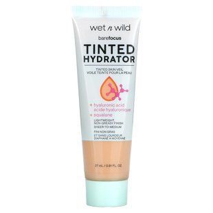 wet n wild, Barefocus, Tinted Hydrator, 1114062 Light, 0.91 fl oz (27 ml)