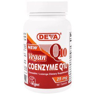 Коэнзим Q10 Deva (Coenzyme Q10) 25 мг 90 таб купить в Киеве и Украине