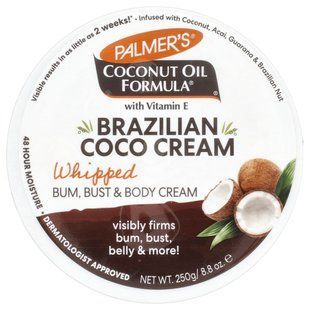 Palmer's, Coconut Oil Formula&reg; with Vitamin E, Brazilian Coco Cream, Whipped, 8.8 oz (250 g)