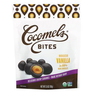 Organic, Caramel with Coconut Milk, Pieces, Vanilla, 3.5 oz (100 g)