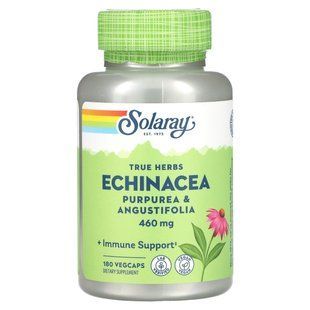 Solaray, True Herbs, Echinacea, 460 mg, 180 VegCaps купить в Киеве и Украине