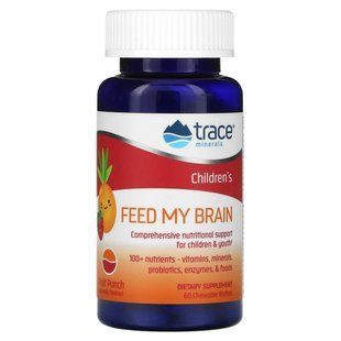Питательная поддержка мозга детей Trace Minerals (Children's Feed My Brain) 60 жев. таблеток купить в Киеве и Украине